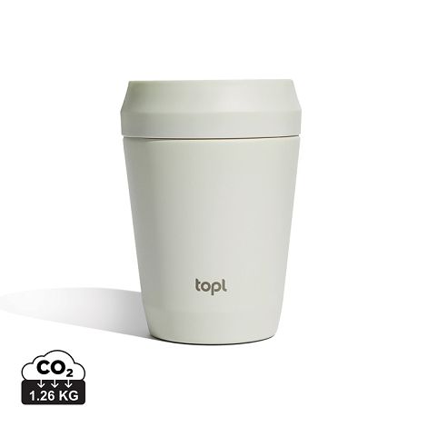  Mug 235 ml avec couvercle 360 en acier recyclé Topl