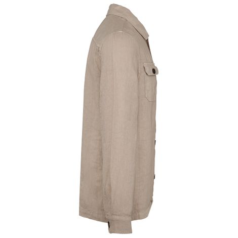 Surchemise délavée en lin homme