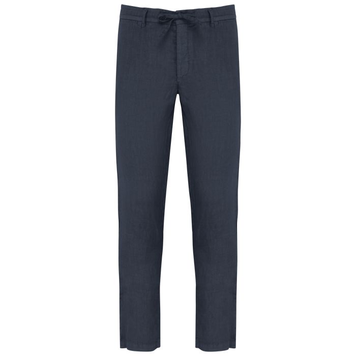  Pantalon délavé en lin homme