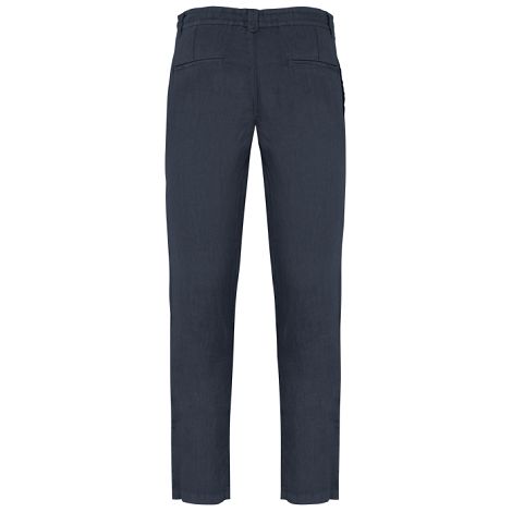 Pantalon délavé en lin homme