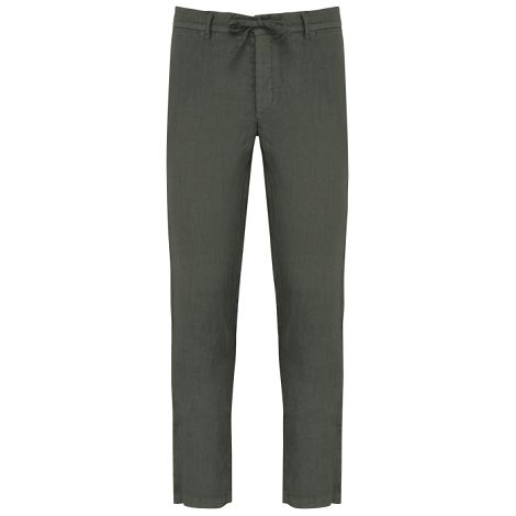 Pantalon délavé en lin homme