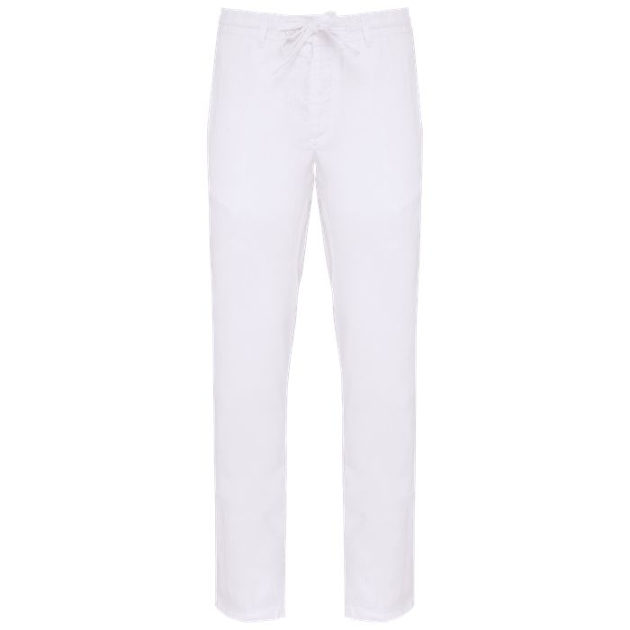  Pantalon délavé en lin homme