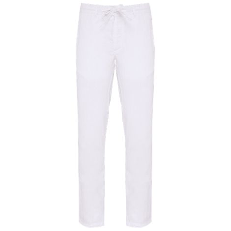 Pantalon délavé en lin homme