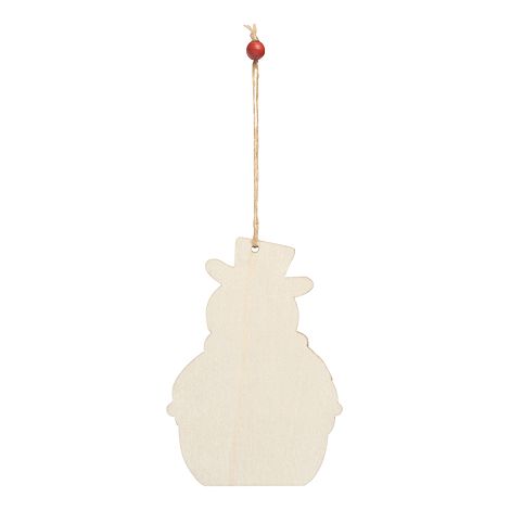 Cadeau / pendentif arbre WOODEN SNOWI