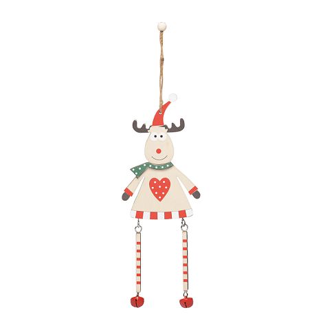 Cadeau / pendentif arbre WOODEN SNOWI