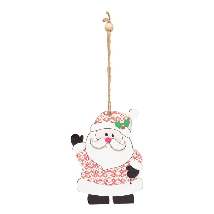  Cadeau / pendentif arbre WOODEN SNOWI