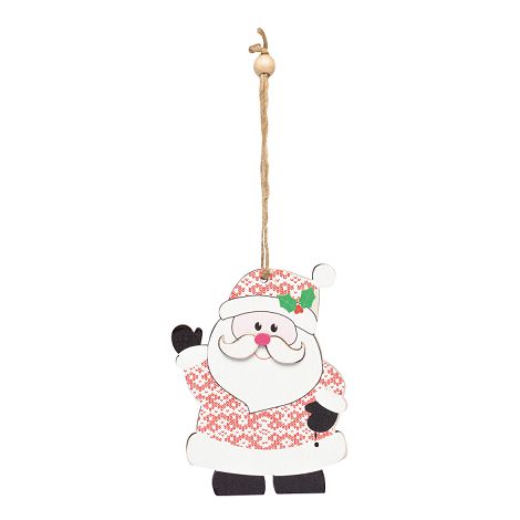 Cadeau / pendentif arbre WOODEN SNOWI