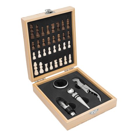  Set de vin BAMBOO CHESS