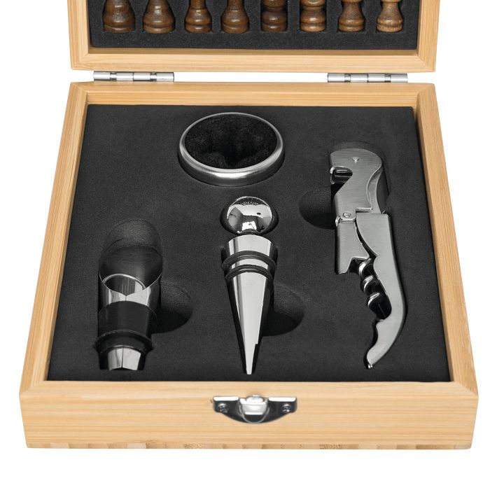  Set de vin BAMBOO CHESS