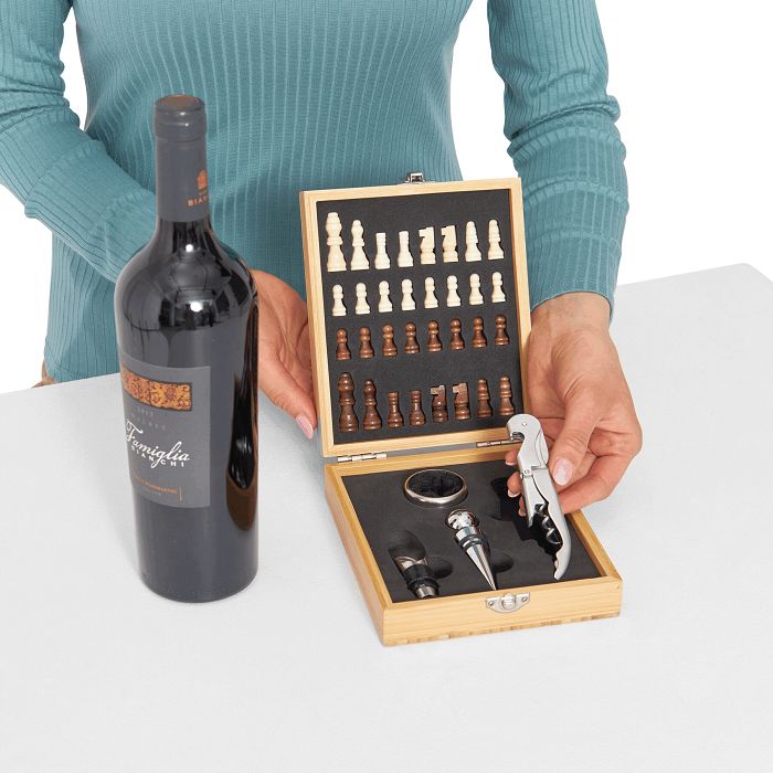  Set de vin BAMBOO CHESS