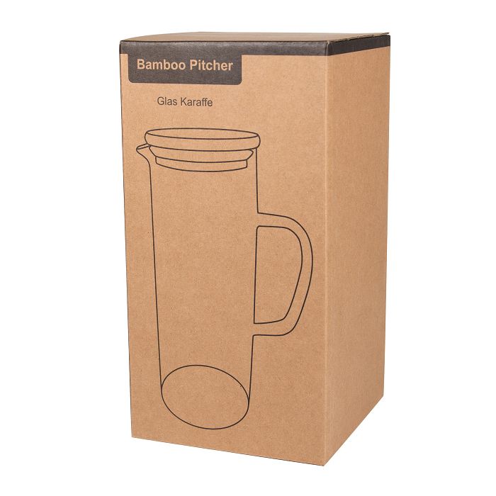  Carafe en verre BAMBOO PITCHER