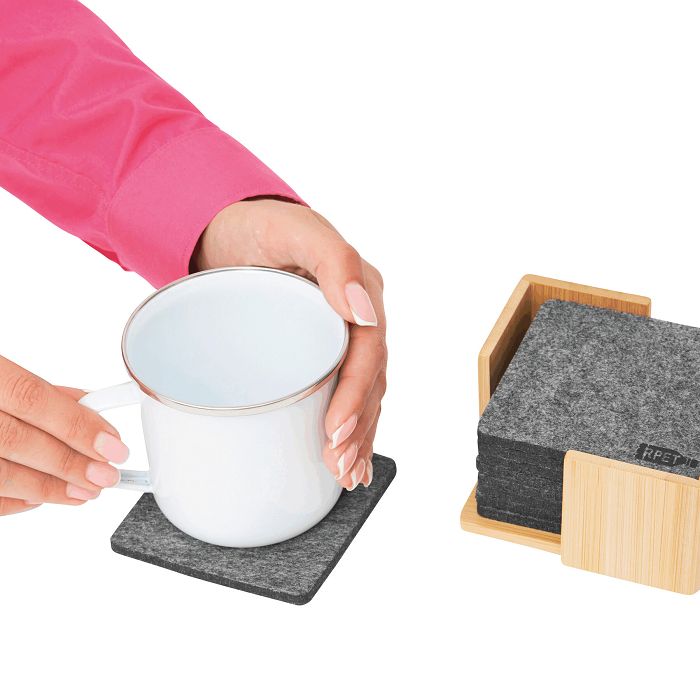  Sous-verres en feutre ECO BASE
