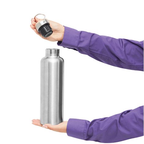 Gourde sous vide JUMBO MILITARY, double paroi