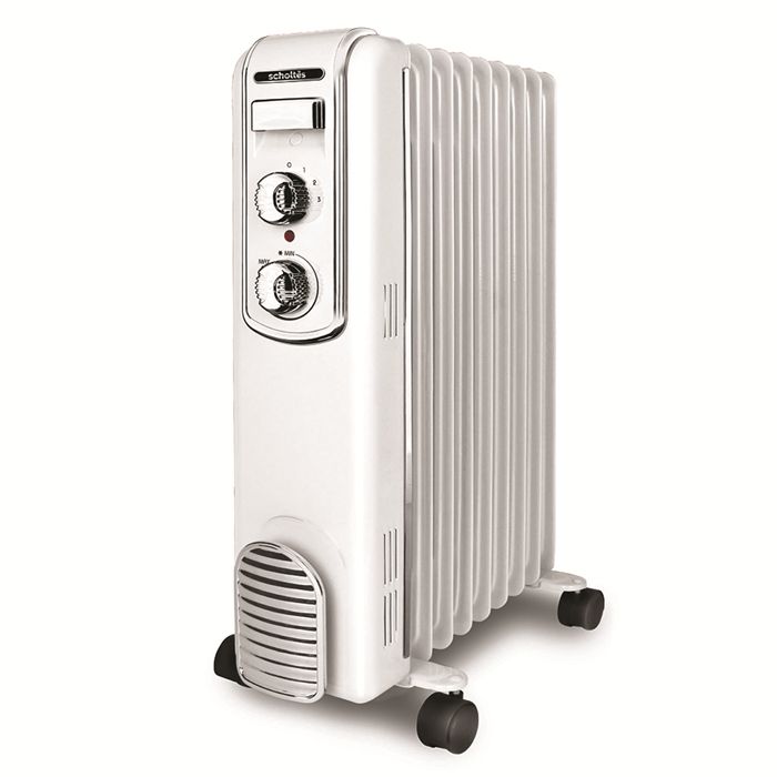  Radiateur bain d'huile Mécanique Vintage - Blanc