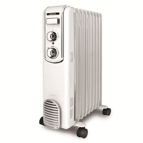 Radiateur bain d'huile Mécanique Vintage - Blanc