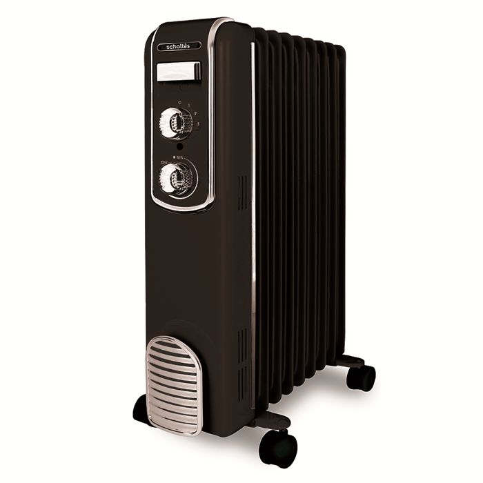  Radiateur bain d'huile mécanique vintage - Noir