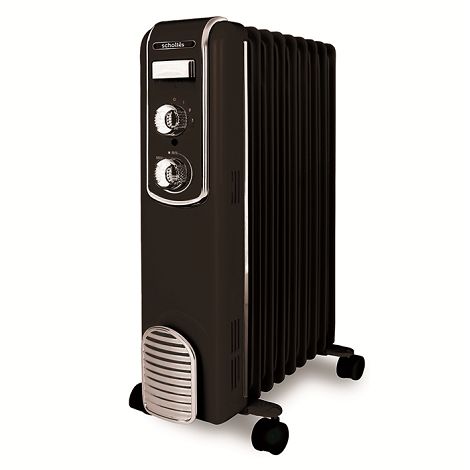  Radiateur bain d'huile mécanique vintage - Noir