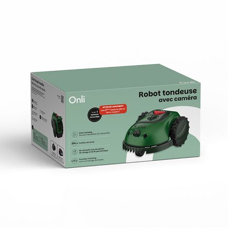 Robot tondeuse caméra