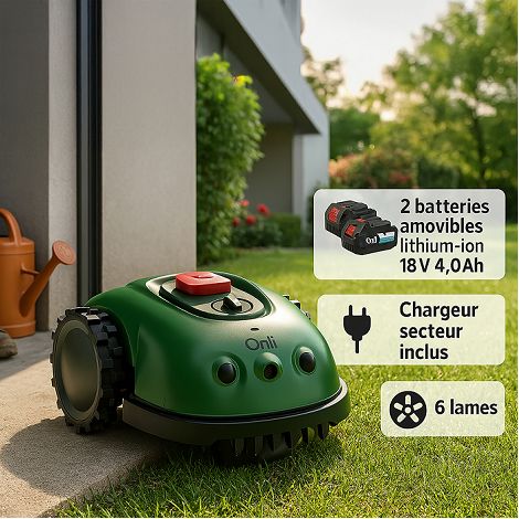 Robot tondeuse caméra