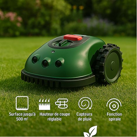 Robot tondeuse caméra