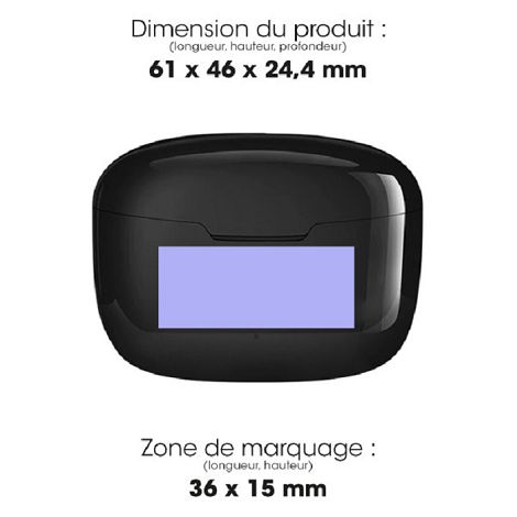 AKARI - ÉCOUTEURS SANS FIL BLUETOOTH NOIR