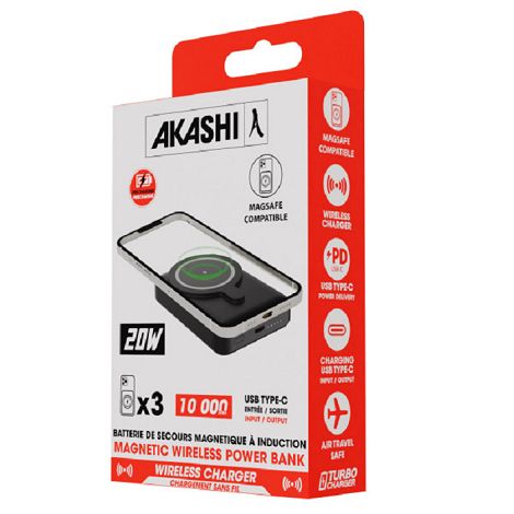 MUSEN - BATTERIE DE SECOURS MAGSAFE CHARGEMENT SANS FIL 10 000 MA
