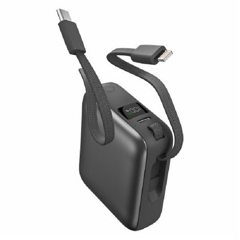 HEIHO - BATTERIE DE SECOURS AVEC 2 CÂBLES - 10 000 MAH