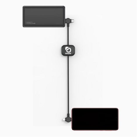 OKI - CÂBLE LONG 4 EN 1 À CHARGE ULTRA-RAPIDE 60W & TRANSFERT DE