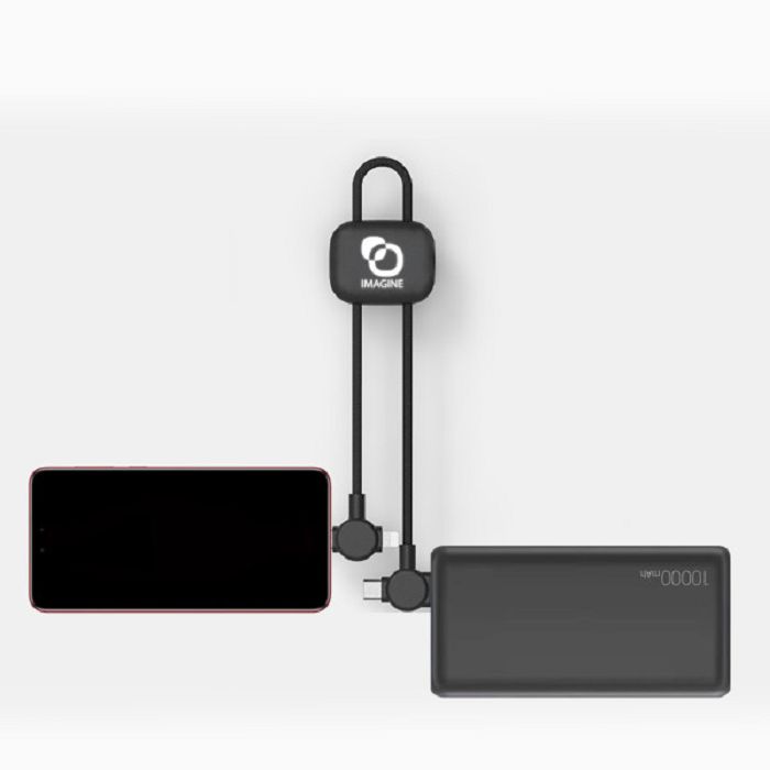  AKA - CÂBLE COURT 18 CM À CHARGE ULTRA-RAPIDE 60W & TRANSFER DE D