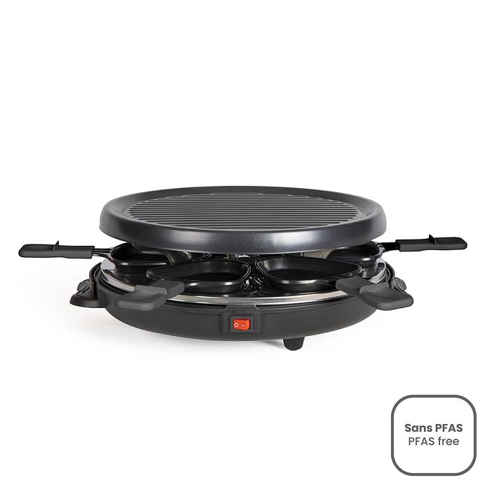  Appareil à raclette 6 personnes - Noir
