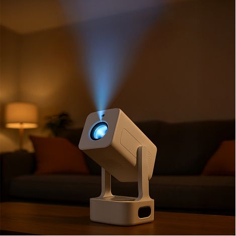 Vidéoprojecteur portable compatible Android® 13.0 - Blanc