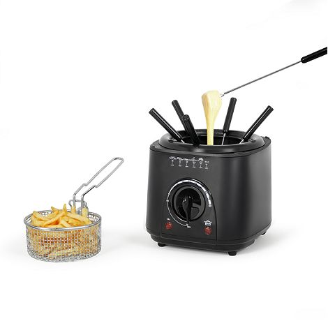 Friteuse électrique 2 en 1
