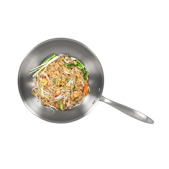  Brigade - Wok en acier inoxydable 28 cm