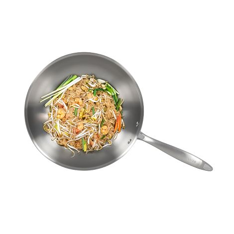Brigade - Wok en acier inoxydable 28 cm
