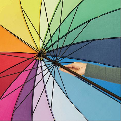 Parapluie golf RAINBOW SKY