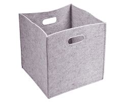 Boîte de rangement en feutre HYGGE