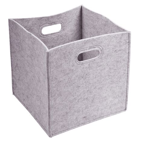 Boîte de rangement en feutre HYGGE