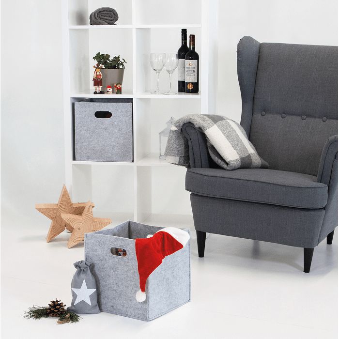  Boîte de rangement en feutre HYGGE