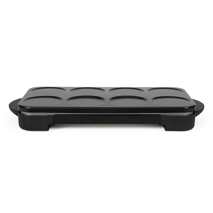  Appareil 2 en 1 crêpière et plancha grill - Noir