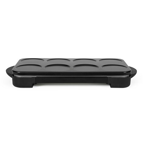  Appareil 2 en 1 crêpière et plancha grill - Noir