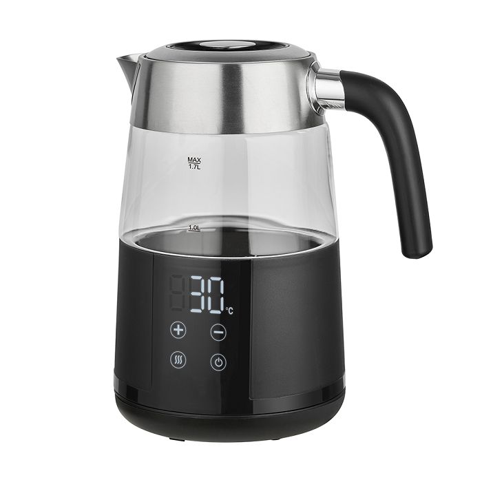  Bouilloire digitale à température variable 1,7 L - Noir