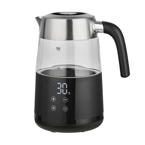 Bouilloire digitale à température variable 1,7 L - Noir