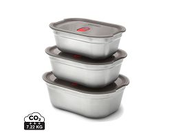 Set de boites repas x3 Petite, Moyenne, Grande Black+Blum