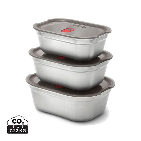 Set de boites repas x3 Petite, Moyenne, Grande Black+Blum