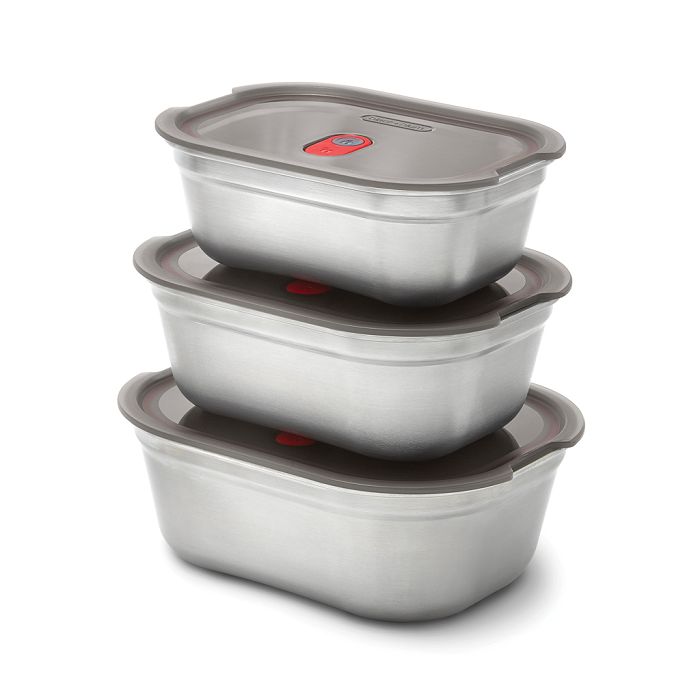  Set de boites repas x3 Petite, Moyenne, Grande Black+Blum