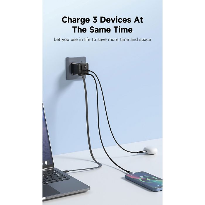  Chargeur 65W GaN avec câble Urban Vitamin Mendocino