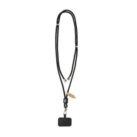 Tour de cou téléphone réglable en rPET recyclé RCS CarryLoop