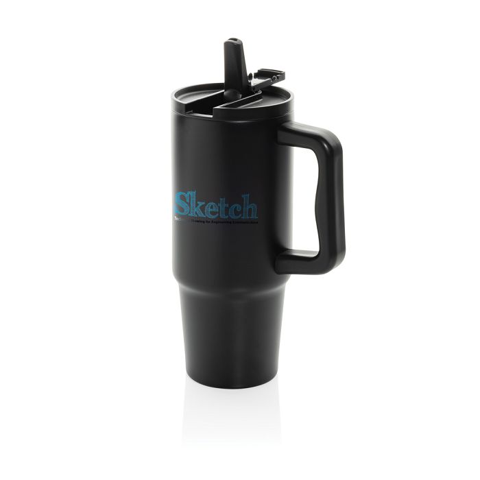  Mug 900ml étanche en acier inoxydable recyclé RCS Embrace