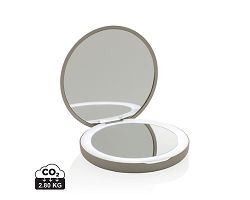 Miroir de maquillage à LED en plastique recyclé RCS Lumora
