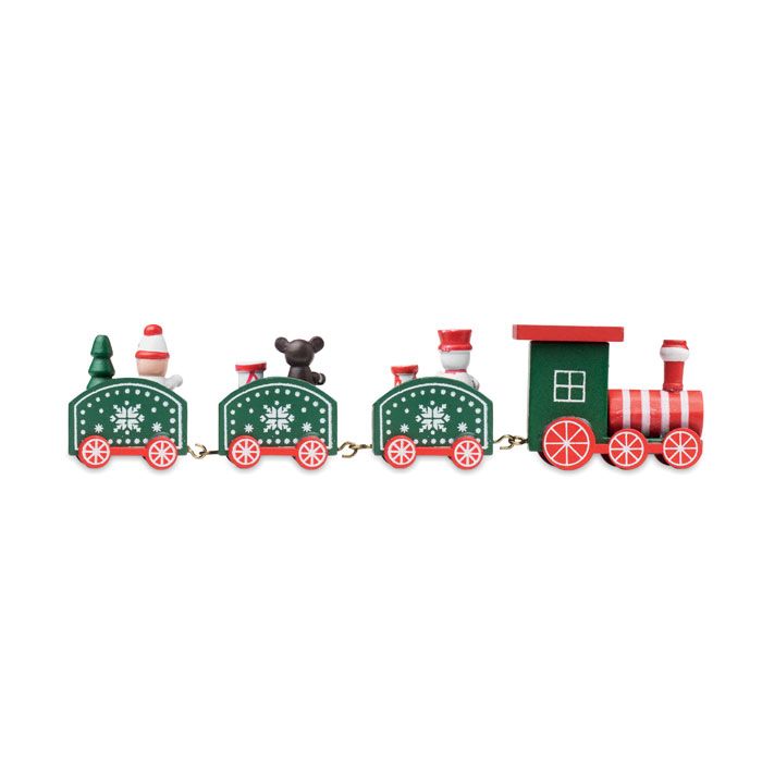  Train de Noël en bois